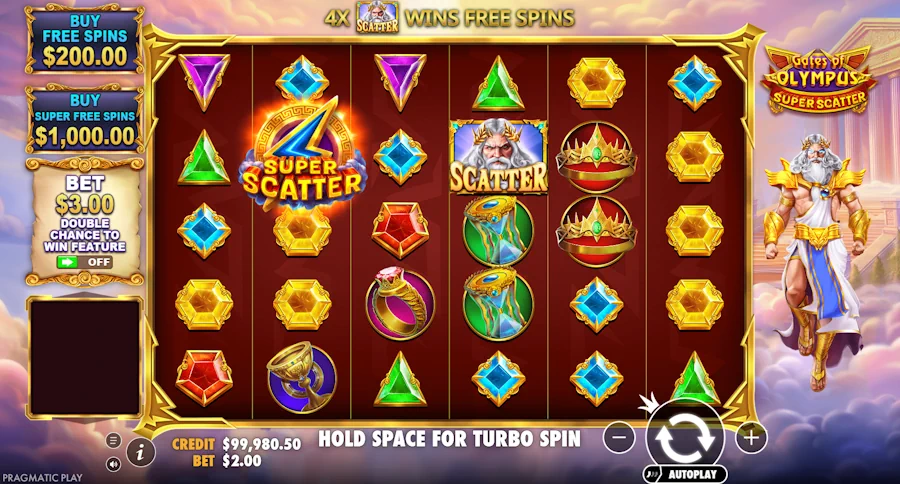 Puertas de Olimpo Super Scatter Jugar en Línea